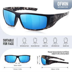 Ofwin sunglasses worn while driving demonstrating glare reduction benefit