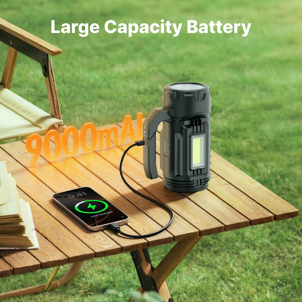 OGERY battery indicator LEDs displaying remaining charge for runtime planning