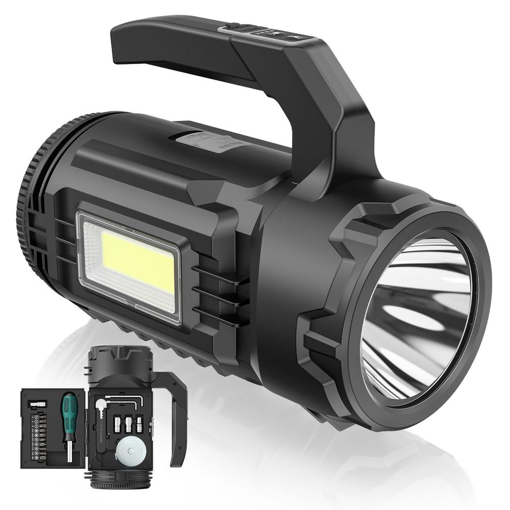 OGERY front spotlight showing powerful beam for long-range visibility