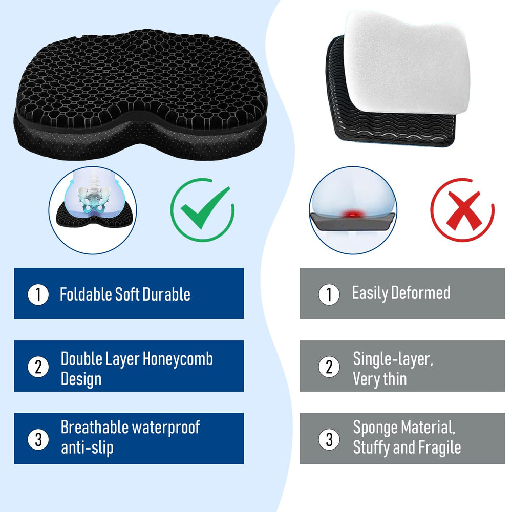 ohaayoo cushion placed on kayak while paddling showing stability benefit
