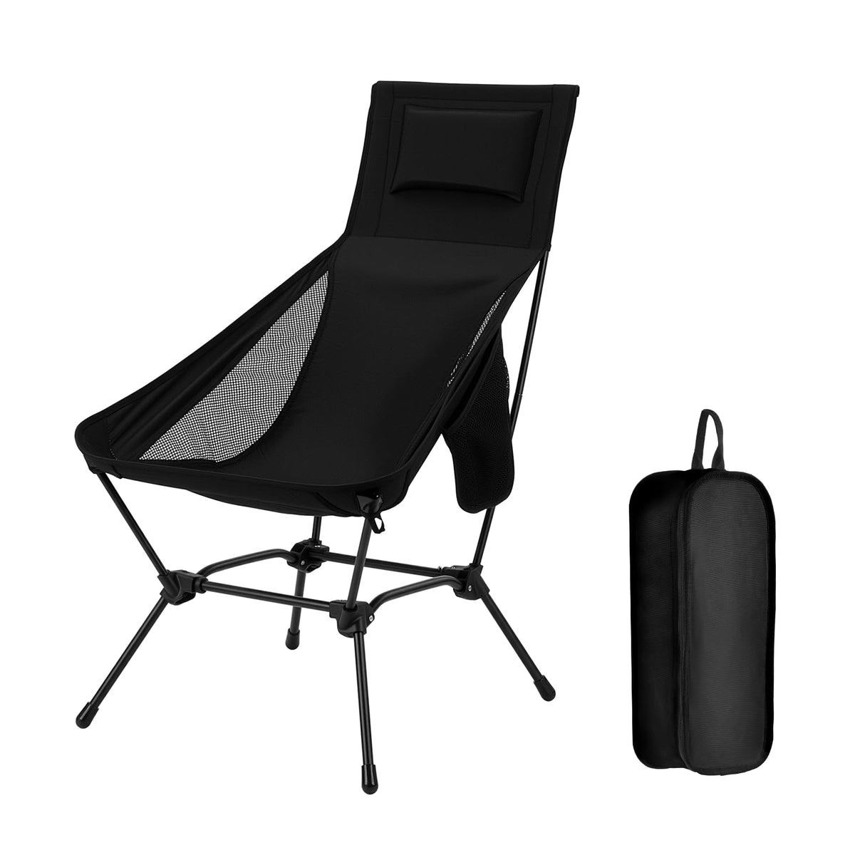 oılpus high-back front view showing tall support and comfortable seat