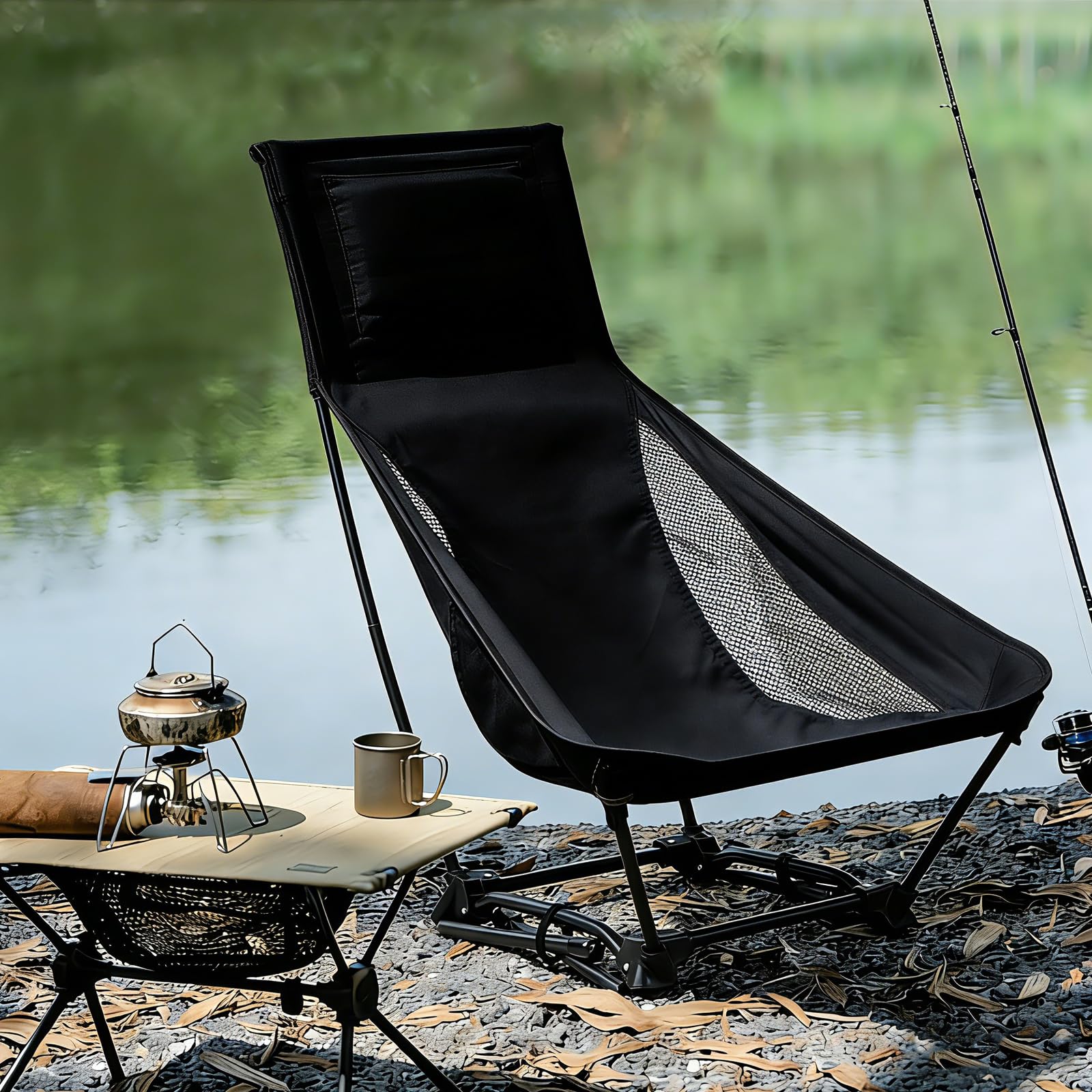 oılpus chair in use on a beach offering deep recline relaxation