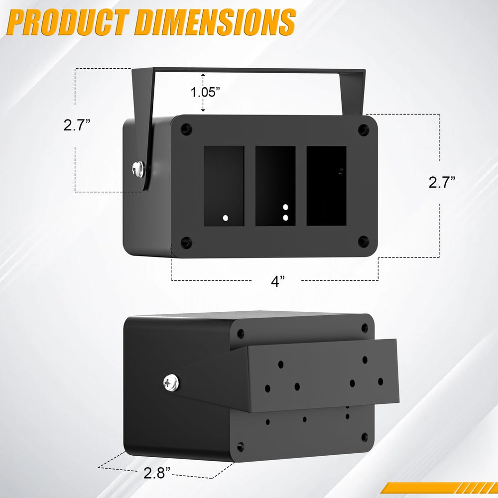 Okerny installed in a dash showing accessible switches and organized appearance benefit