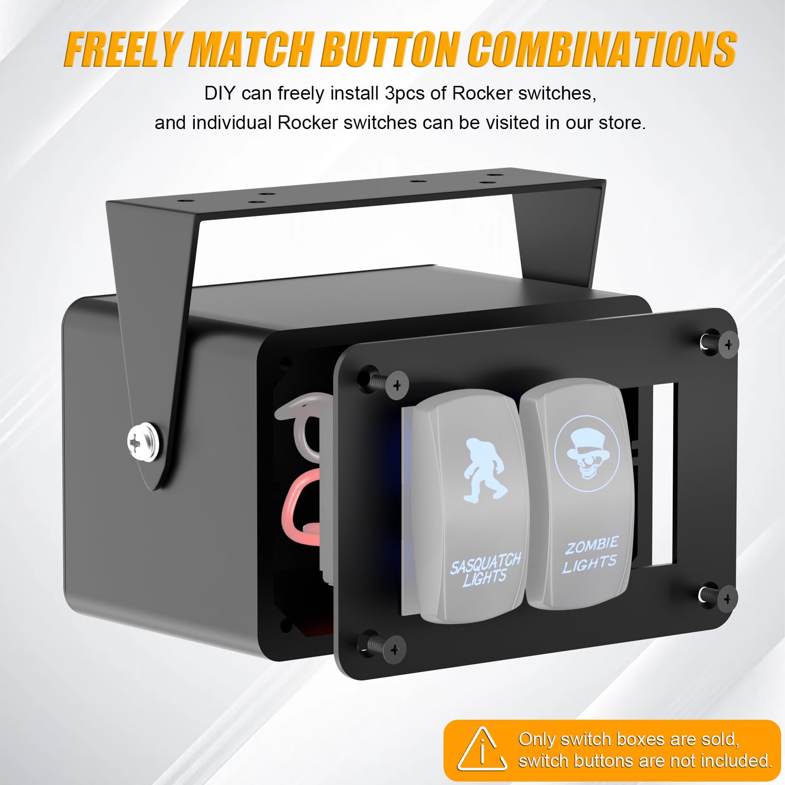 Okerny side angle with adjustable bracket installed, demonstrates mounting flexibility benefit