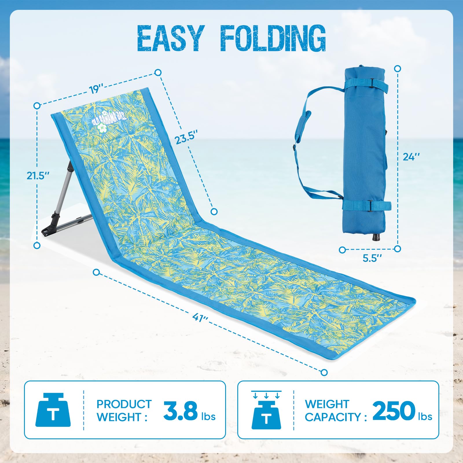 Old Bahama Bay closeup 600D fabric highlighting durable, water‑resistant texture