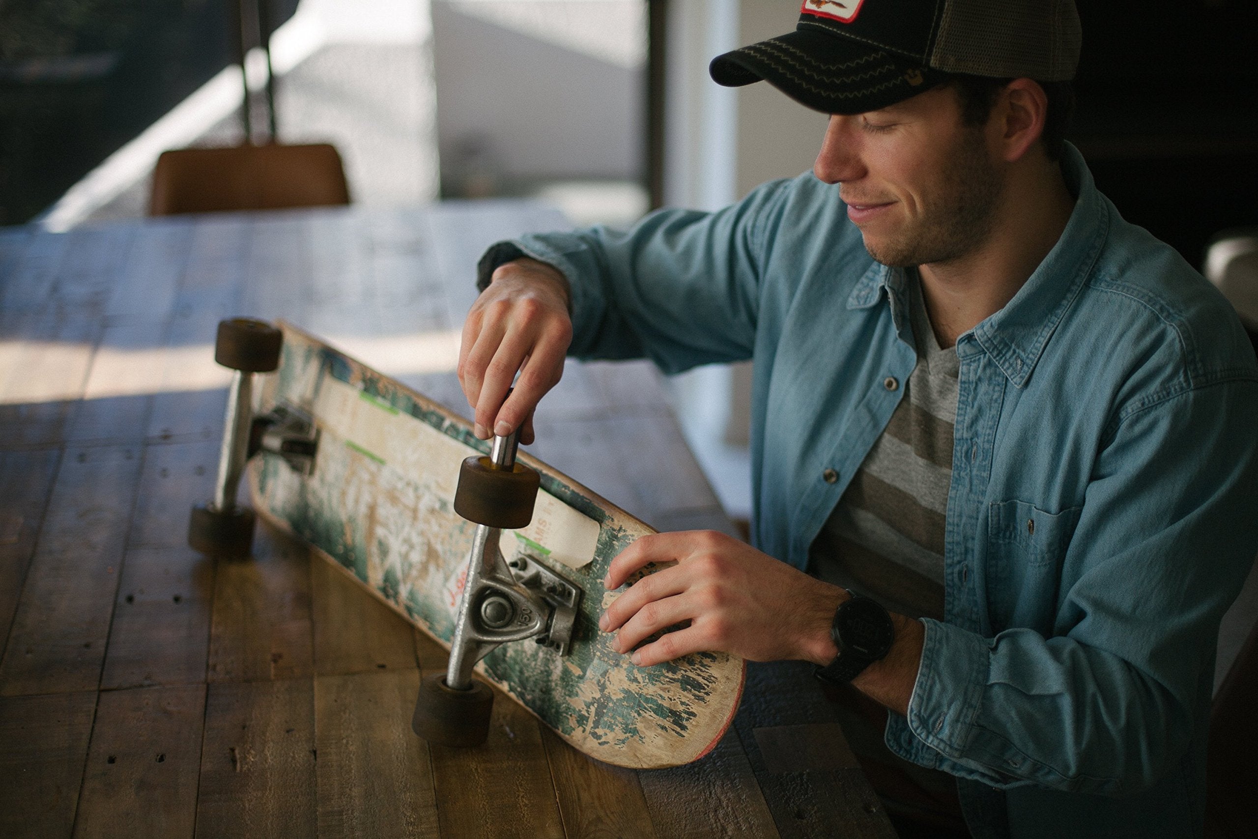 Longboard in motion with Oldboy ceramic bearings showing reliable cruising speed