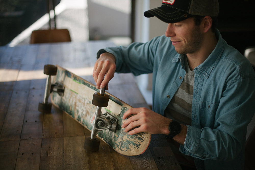 Longboard in motion with Oldboy ceramic bearings showing reliable cruising speed