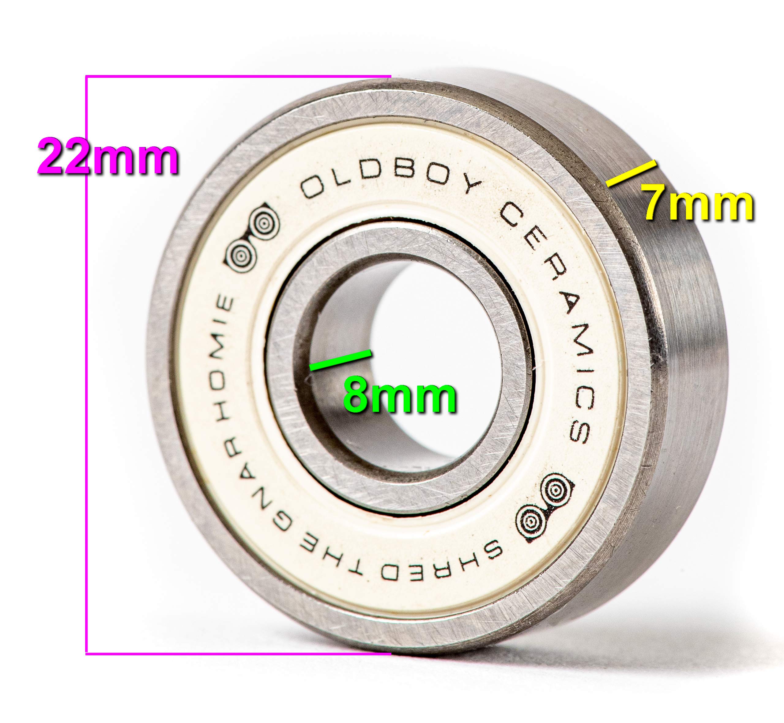 Tube of super lube and Oldboy sticker included with bearings for peak initial performance