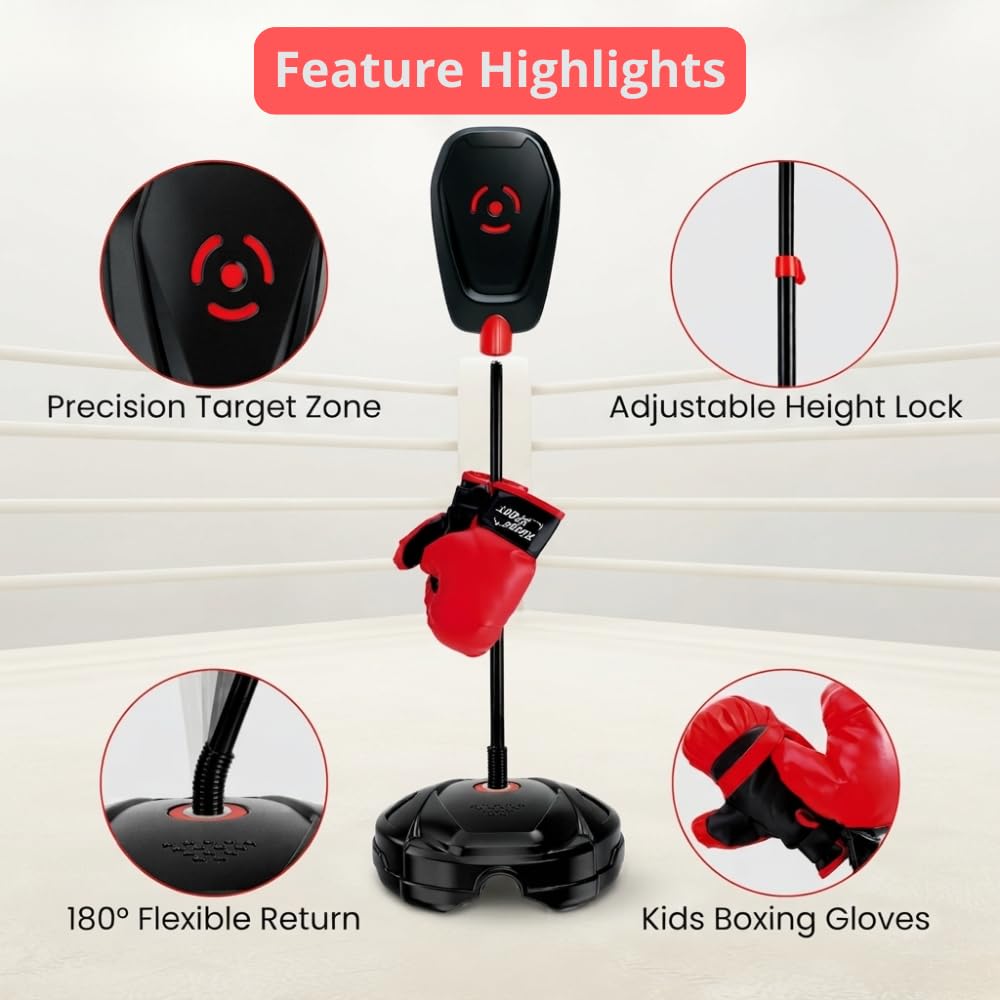 OLEOCA size comparison with child to show adjustable height and fit
