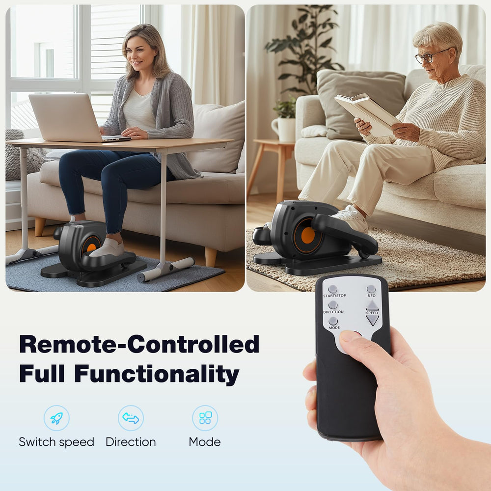 OLIXIS under-desk in office setting enabling quiet movement while working