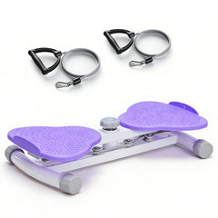 OLIXIS waist twister front view showing sturdy platform and slim profile for space-saving