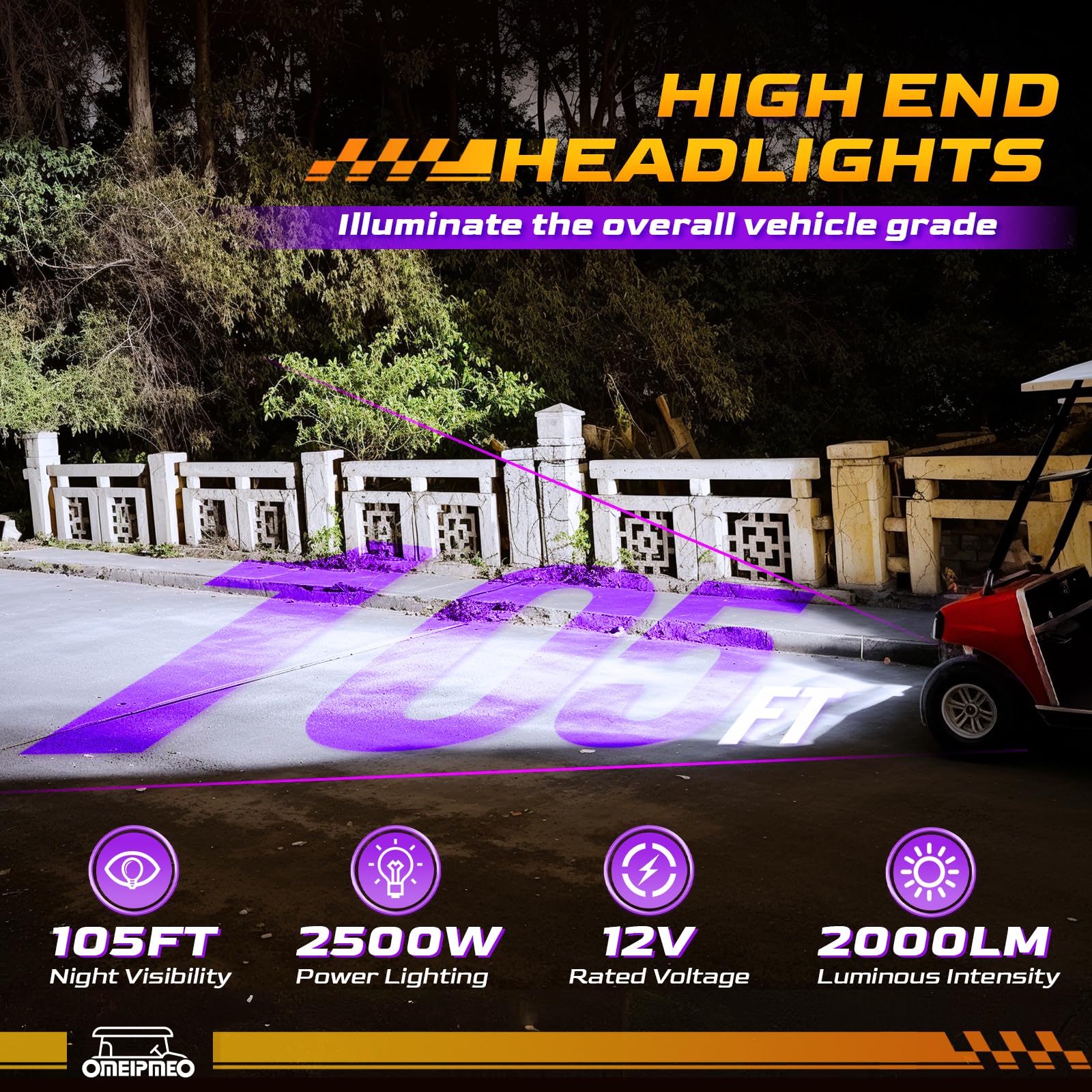 OMEIPMEO beam pattern on path demonstrating wider coverage and safer navigation