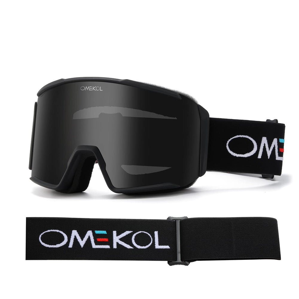 OMEKOL close-up of double-layer lens illustrating anti-fog air gap benefit