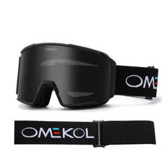 OMEKOL close-up of double-layer lens illustrating anti-fog air gap benefit