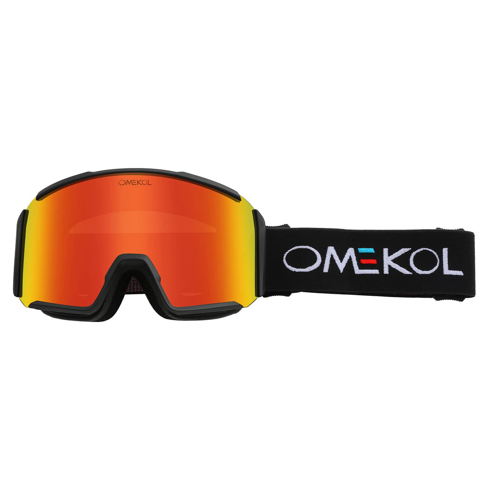OMEKOL foam padding close-up showing triple-layer comfort and wind seal