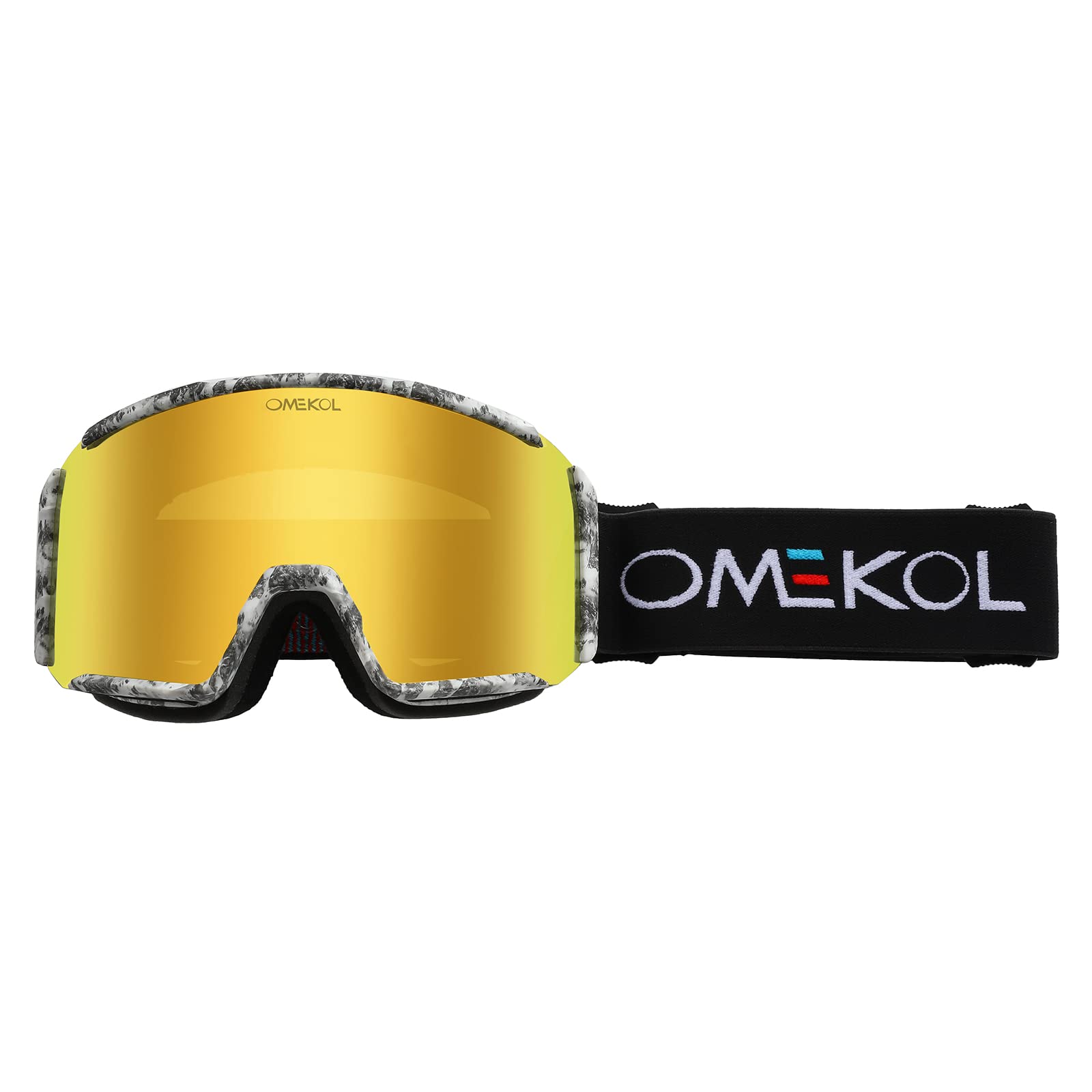 OMEKOL interior OTG frame view showing extra space for prescription glasses benefit