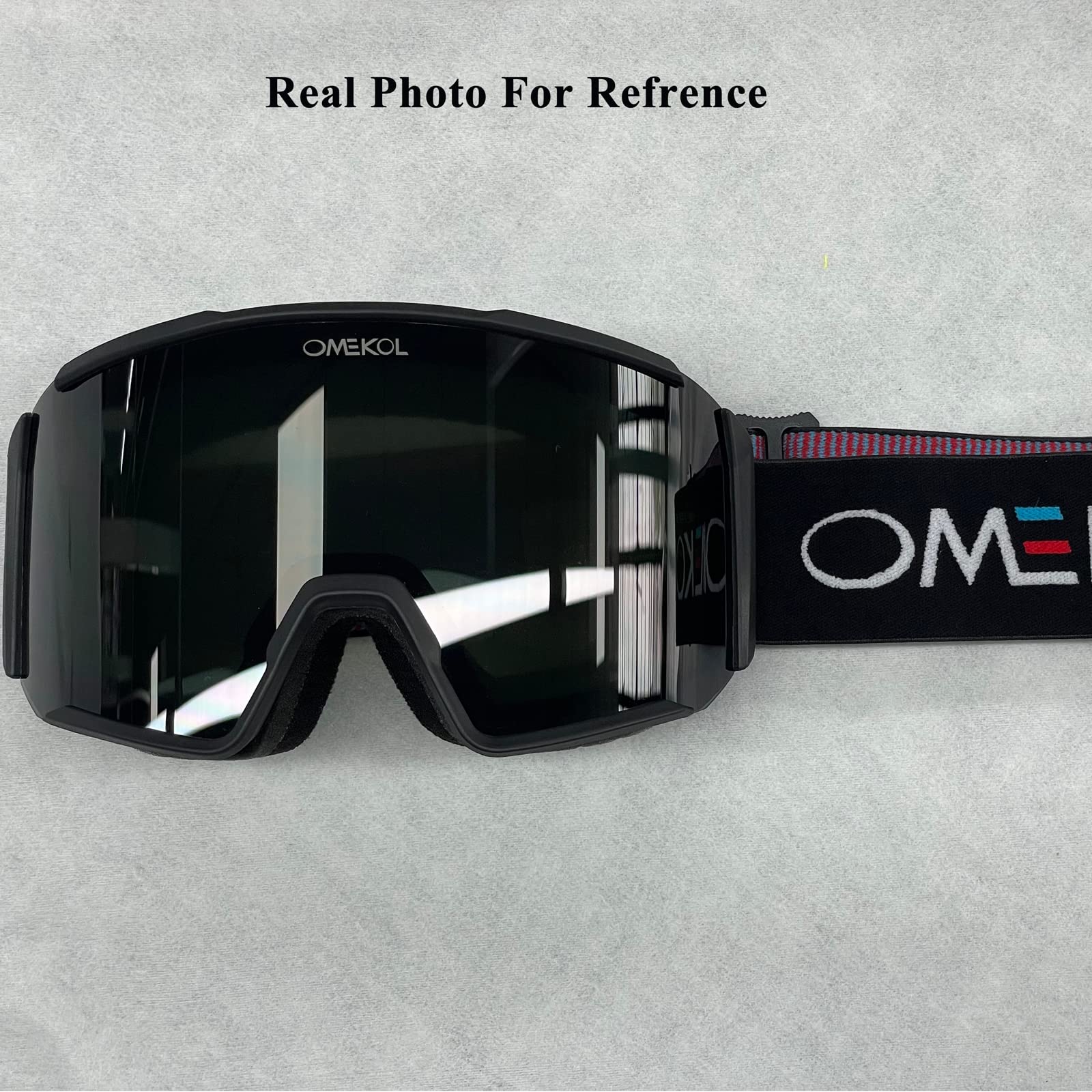 OMEKOL size comparison revealing OTG clearance for prescription glasses