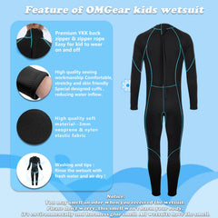 OMGear neoprene fabric texture close-up showing stretch and warmth benefit