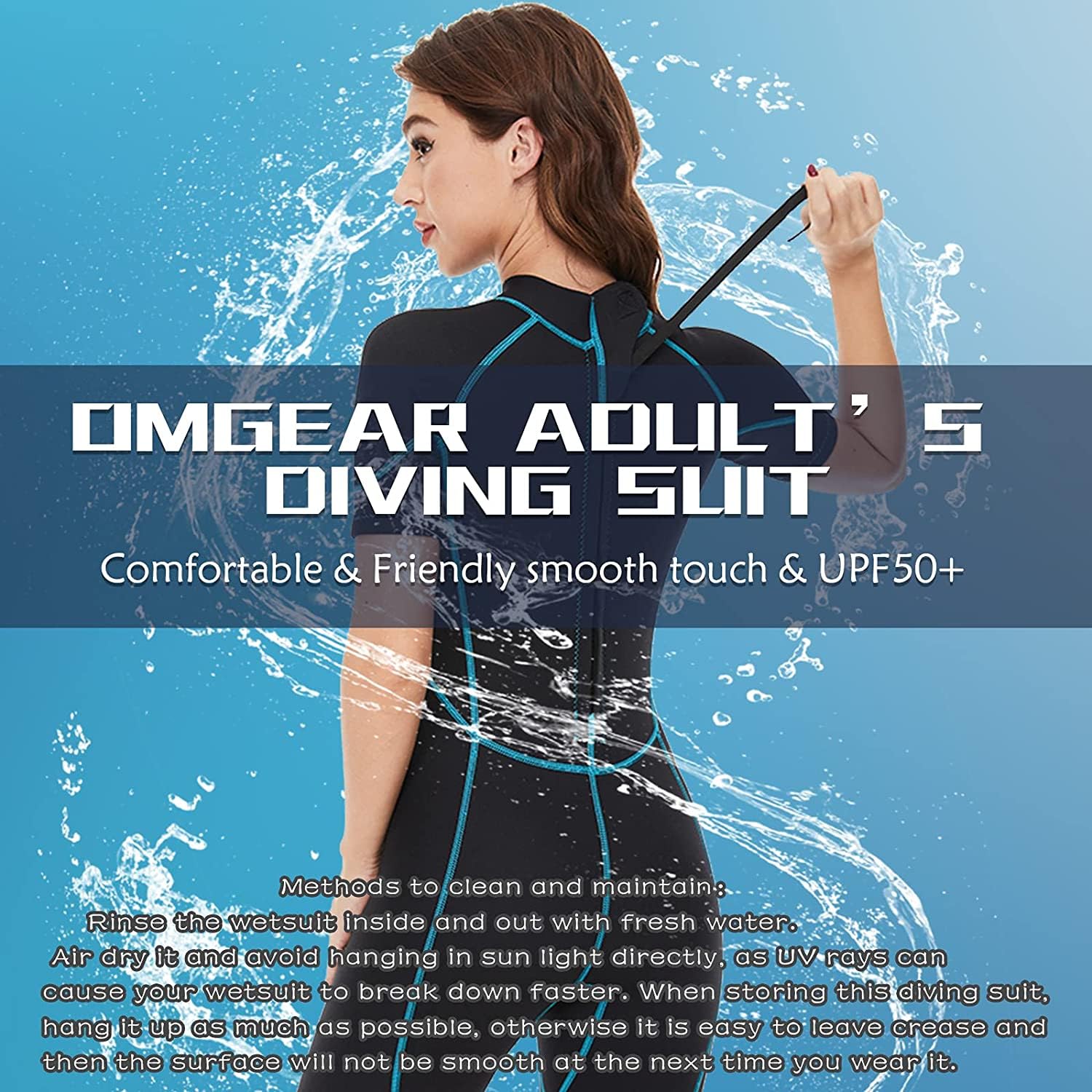 OMGear label and seam detail indicating construction quality and comfort