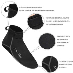 OMGear close-up of reinforced rubber sole pattern enhancing grip and abrasion resistance