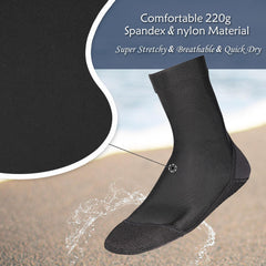 OMGear sole detail with rubber print for strong grip on wet surfaces benefit