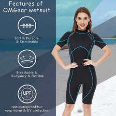 OMGear wetsuit worn while snorkeling demonstrating protection and ease