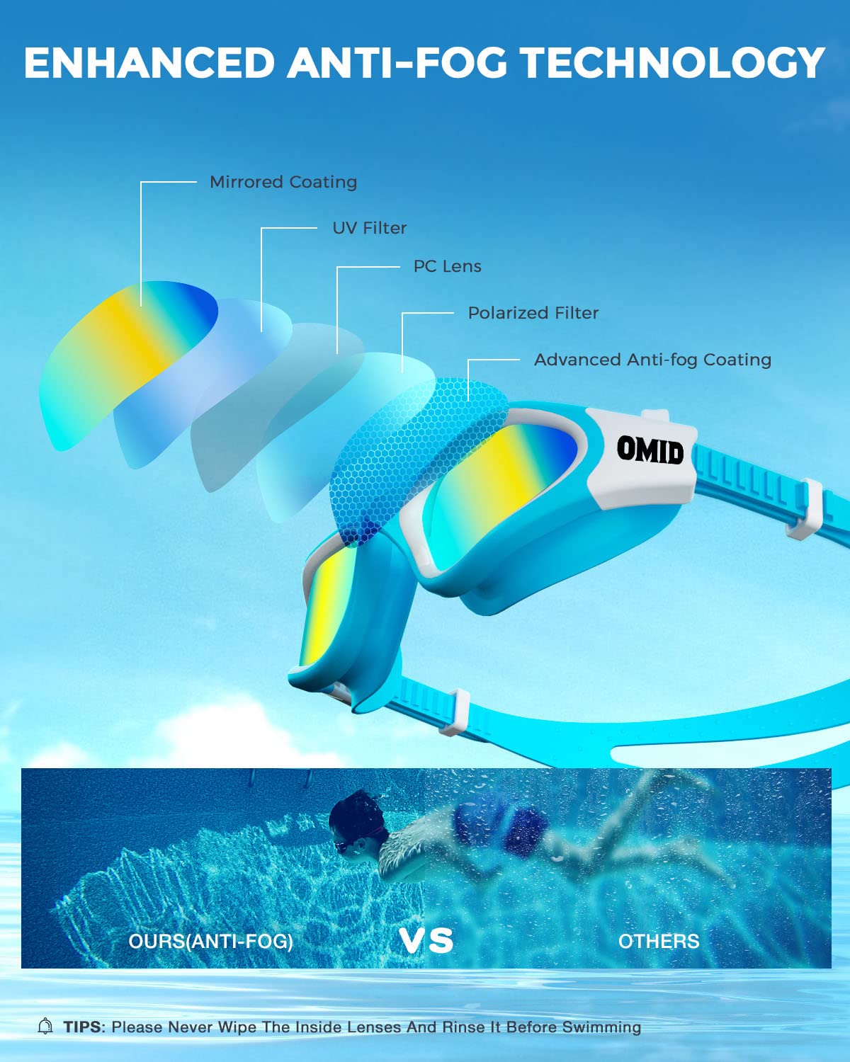 OMID quick-fit buckle being adjusted for fast, secure strap fit