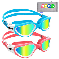 OMID front packaging blue gold showing two goggles and benefits