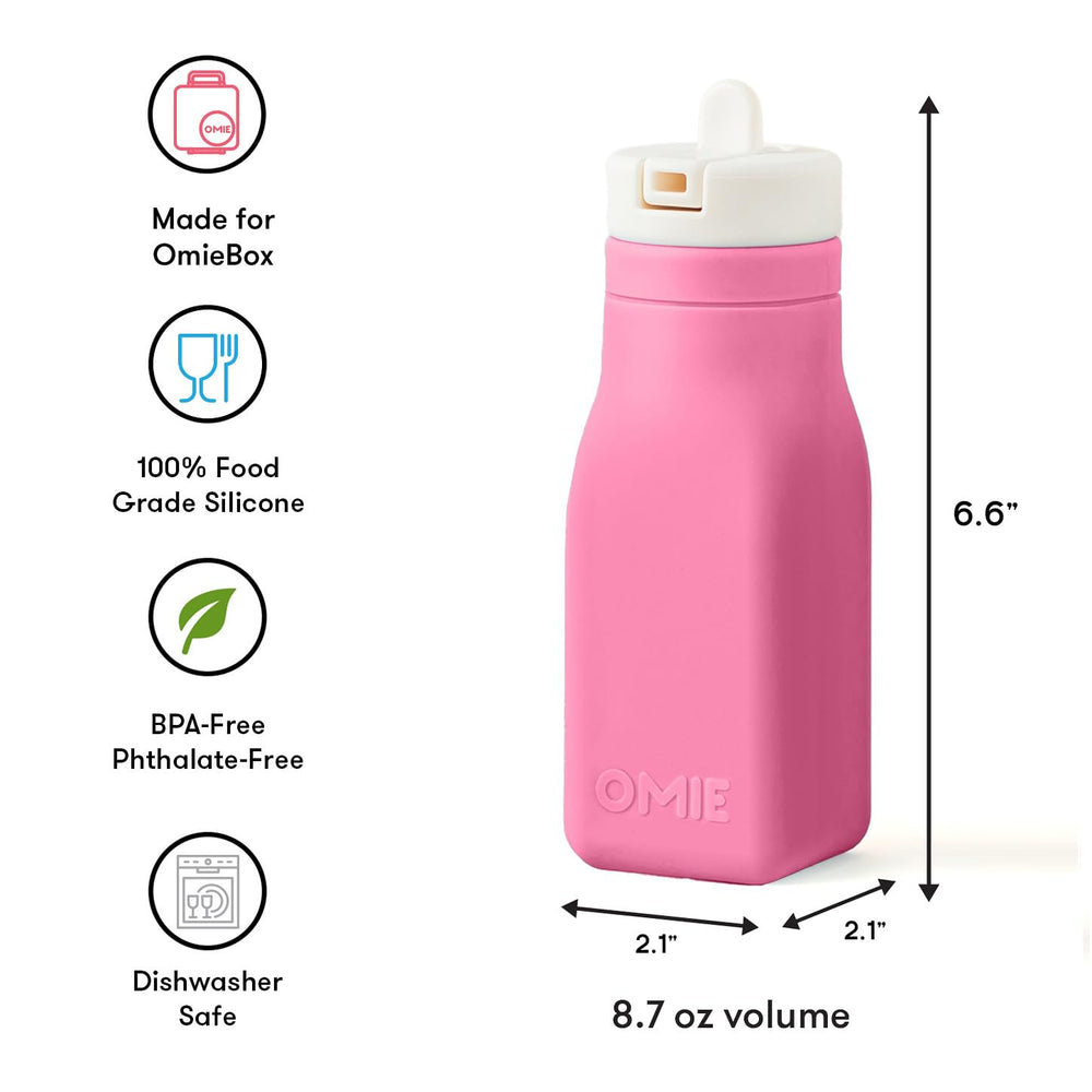 Close-up of Omie silicone texture highlighting easy-to-clean durable surface