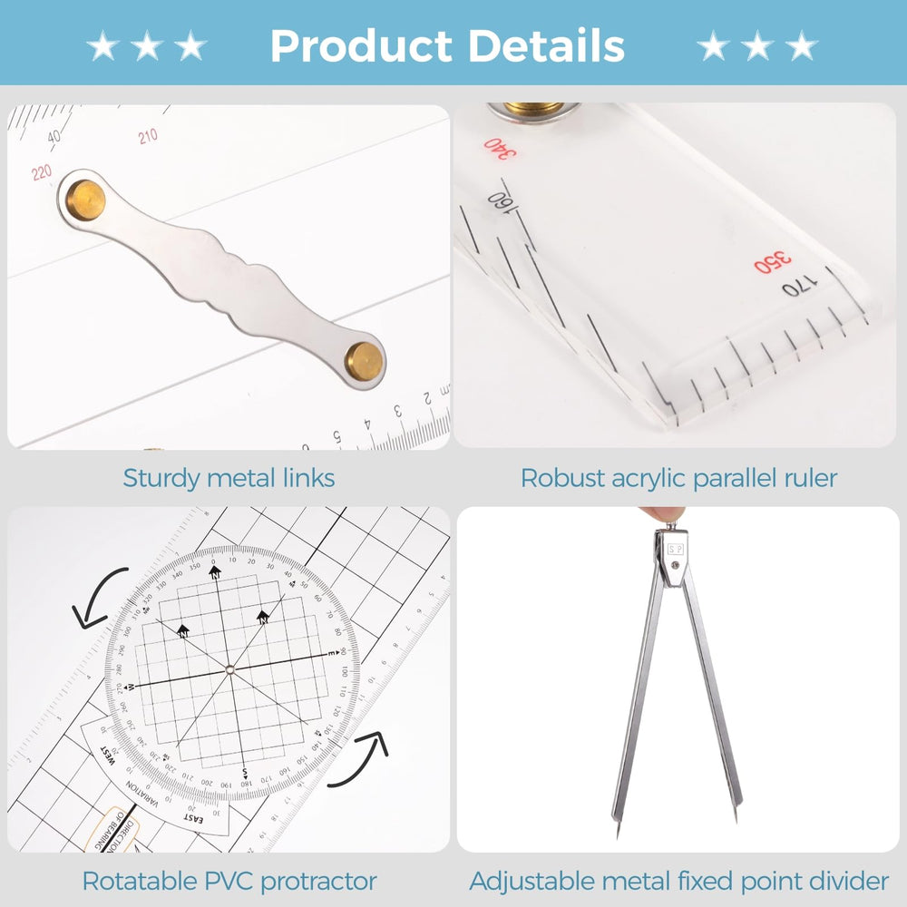 OMISTAR fixed divider detail with corrosion-resistant metal for stable distance measuring