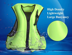 OMOUBOI folded vest in mesh bag for compact travel benefit
