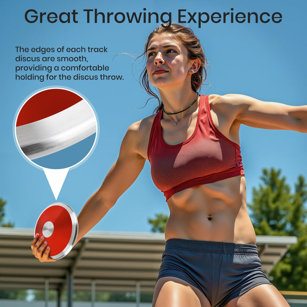 OMYOPY athlete using discus outdoors demonstrating improved practice consistency