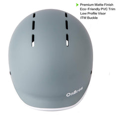 OnBros helmet side profile highlighting sleek curves and vent layout