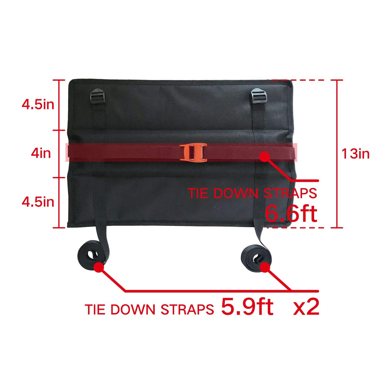 Onefeng Sports pad installed carrying a surfboard securely on a pickup tailgate