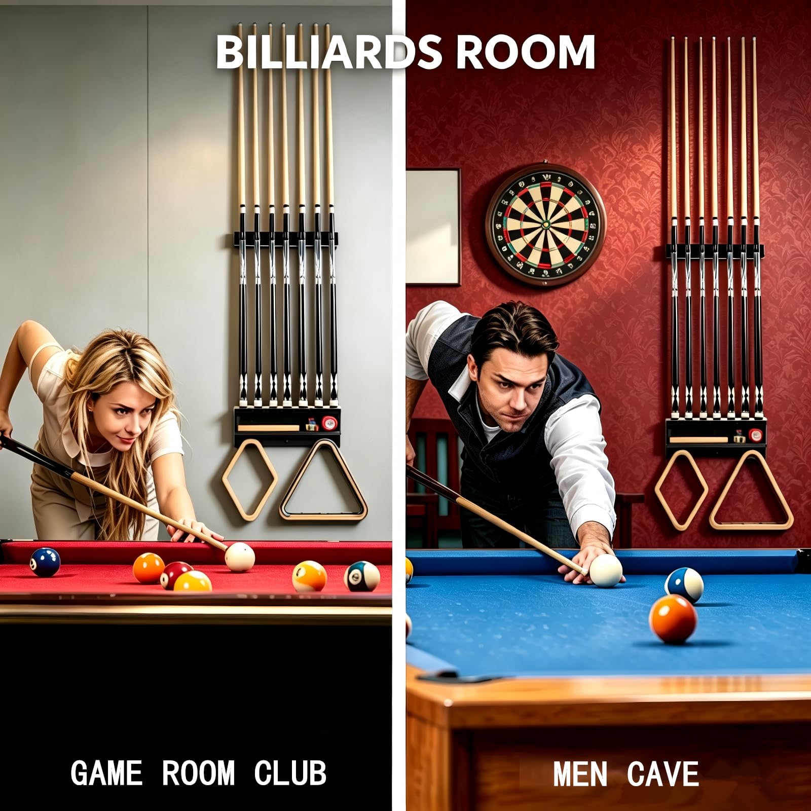 Onemacc mounted in game room showing stylish décor and convenient accessibility