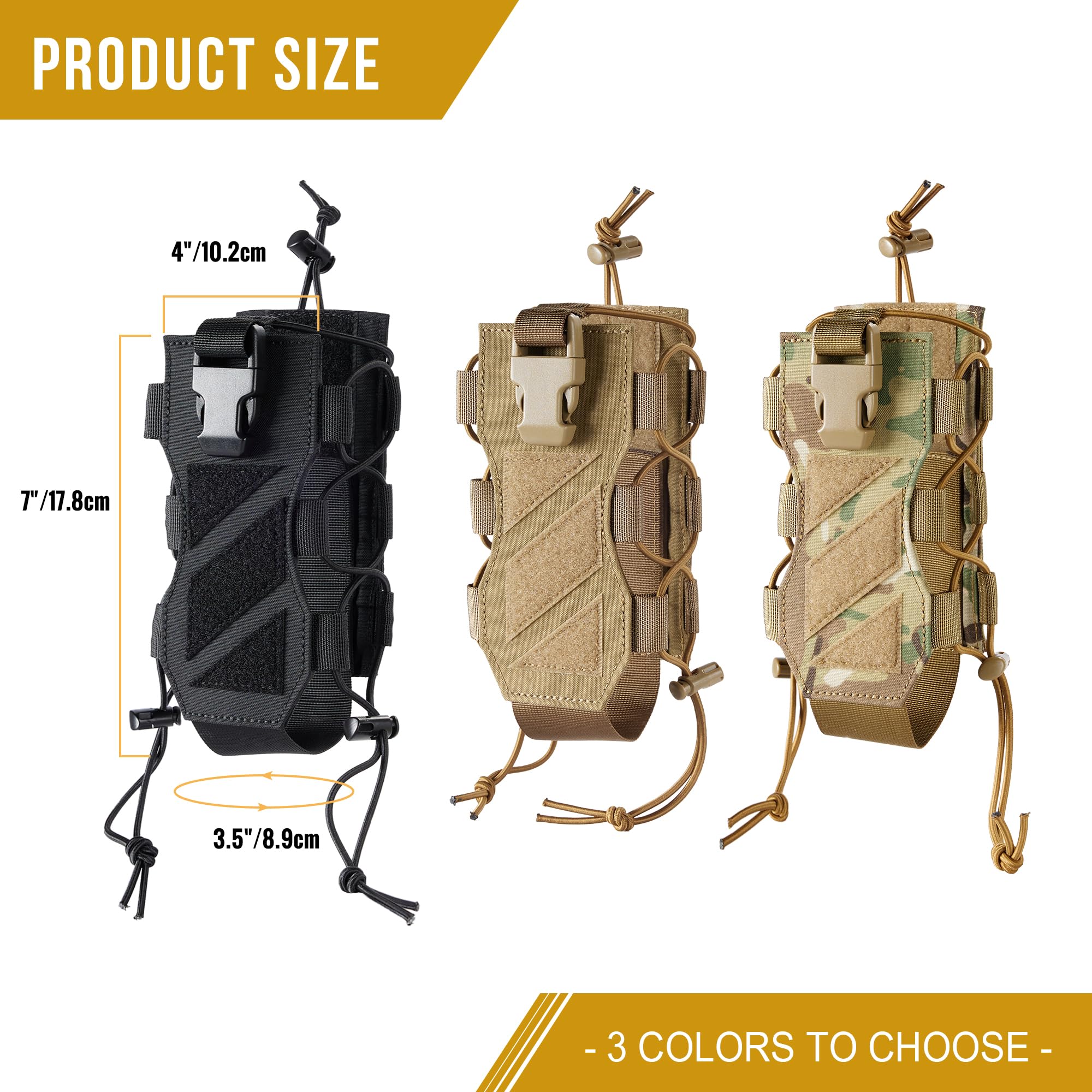 OneTigris closeup of elastic bungee showing adjustable retention benefit