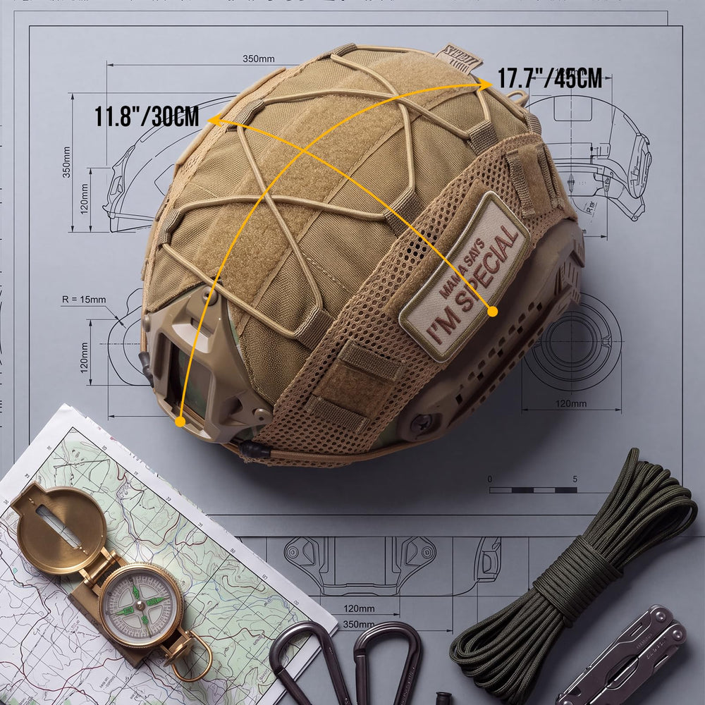 OneTigris cover held in hand to show lightweight scale and transportability