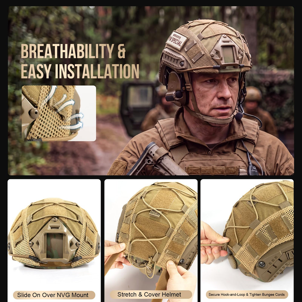 OneTigris Velcro panels displaying patch placement and identification