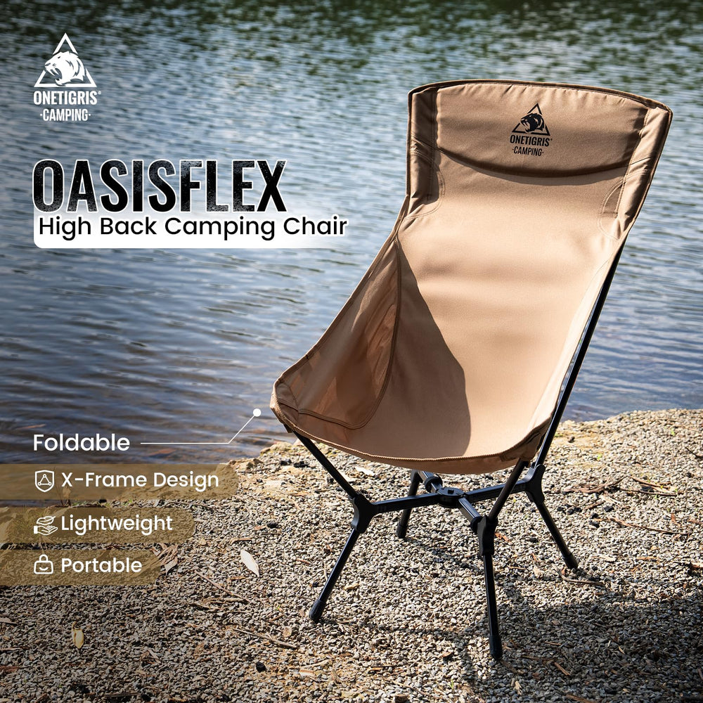 ONETIGRIS OasisFlex folded into its carry bag for easy transport benefit