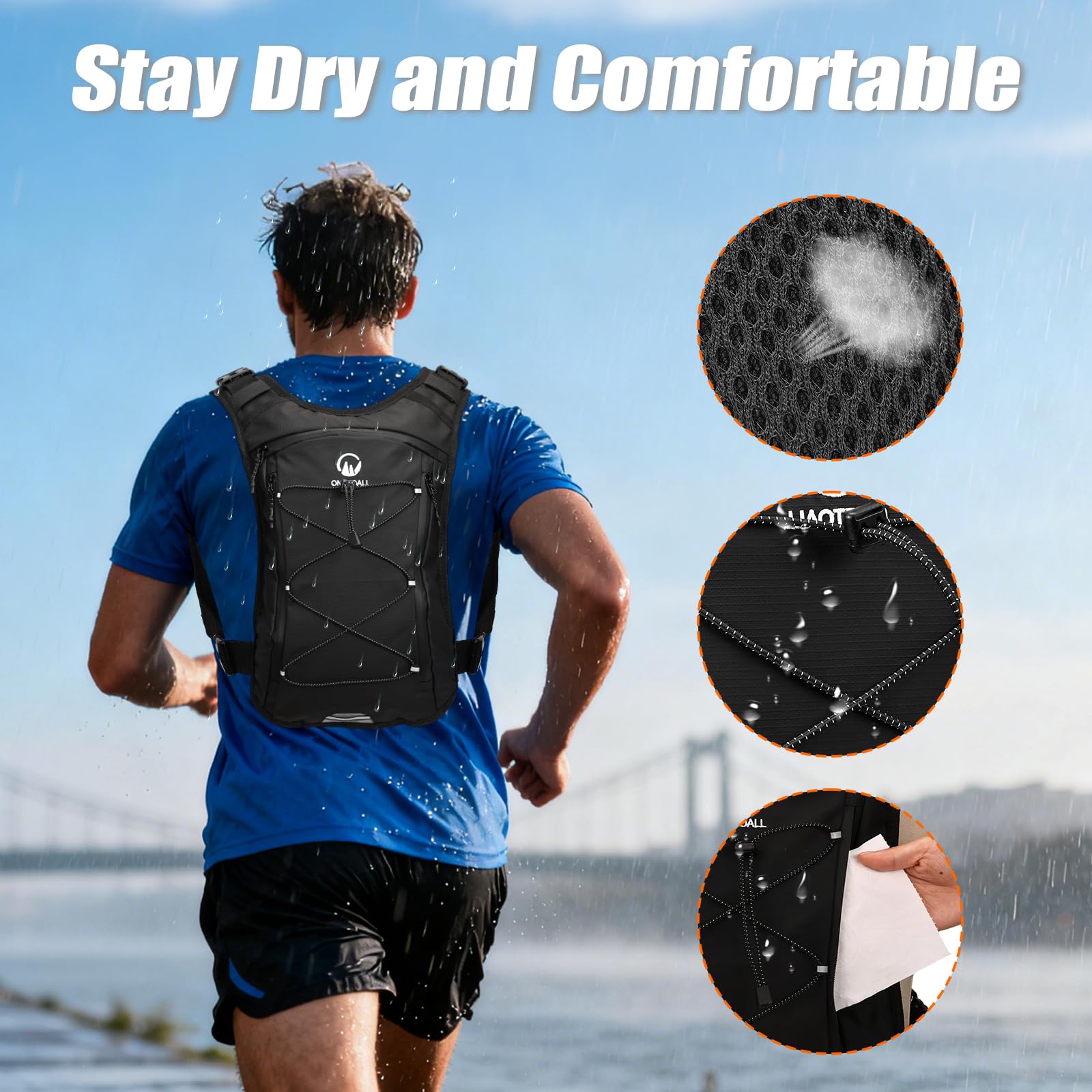 ONETOALL lash strap expanded with bulky gear for extra capacity