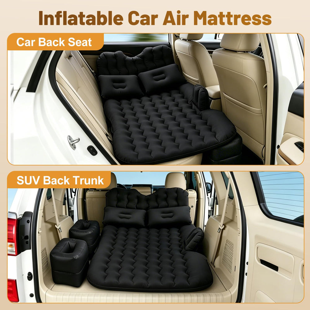 Onirii travel set accessories laid out for immediate in-car comfort