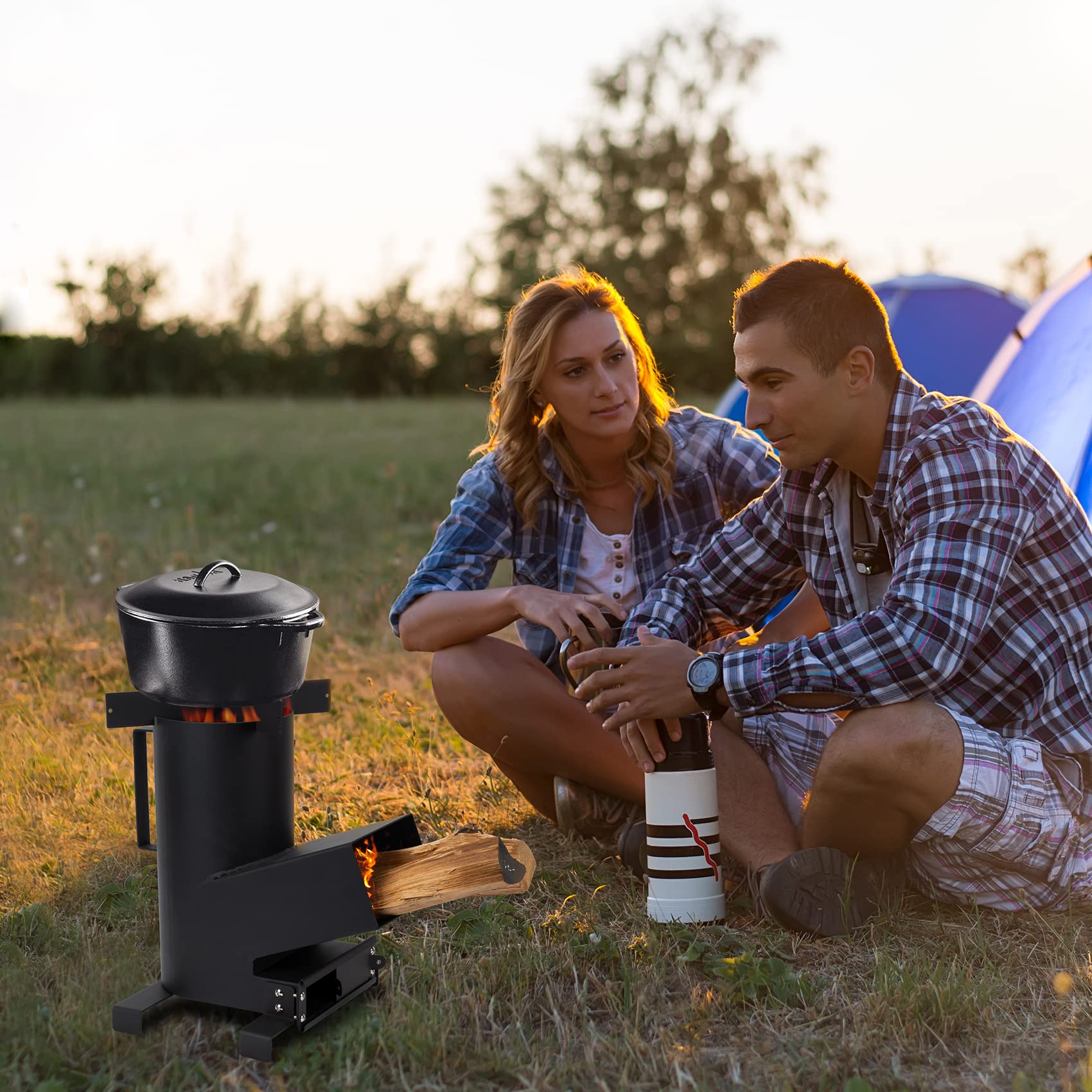 ONLYFIRE GRILLS assembled stove with handle for easy transport and durable construction