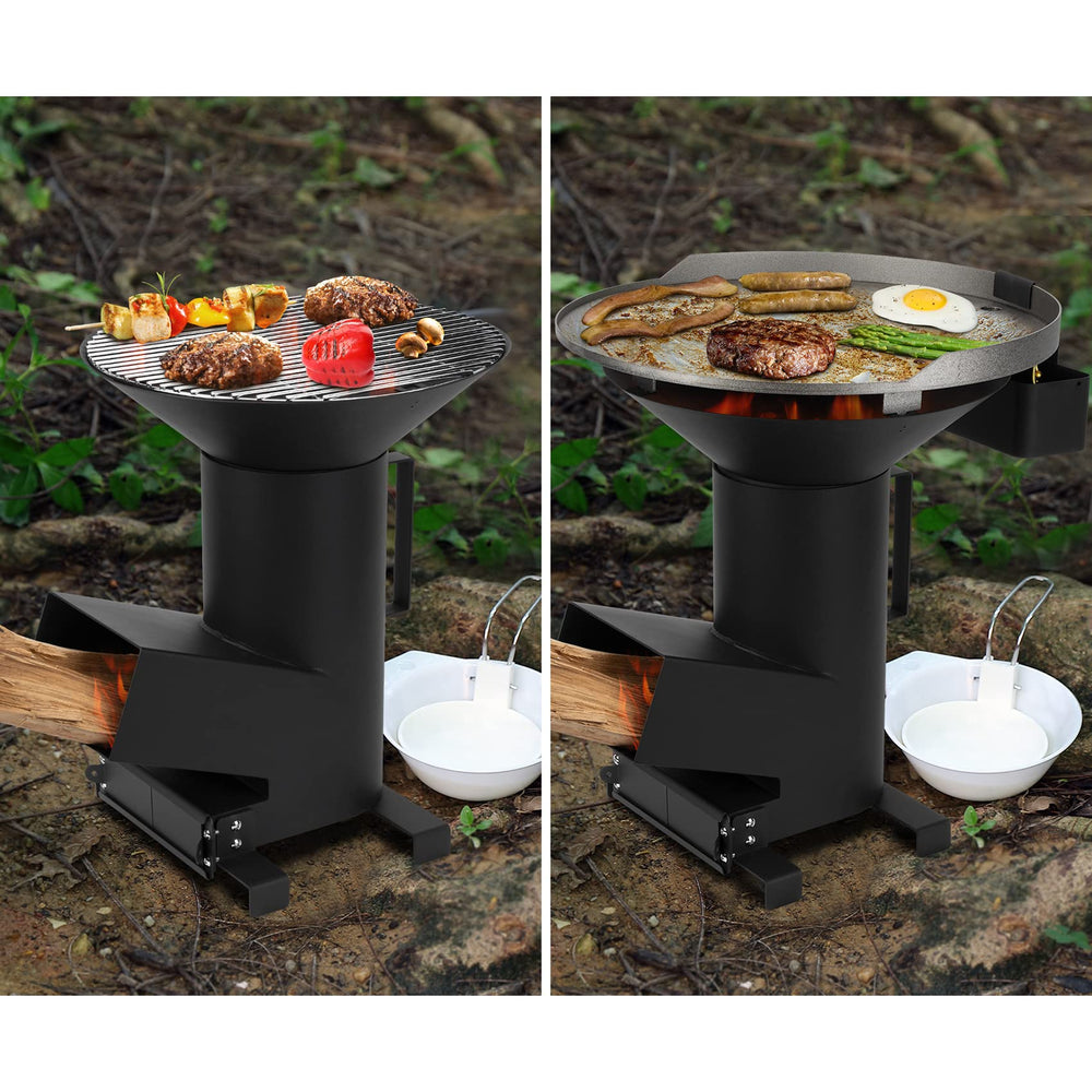 ONLYFIRE GRILLS cooking at a campsite showing outdoor meal preparation convenience