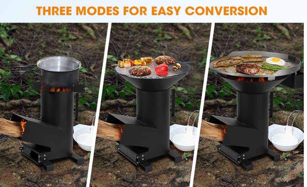 ONLYFIRE GRILLS pot stand holding a Dutch oven demonstrating stable simmering capability