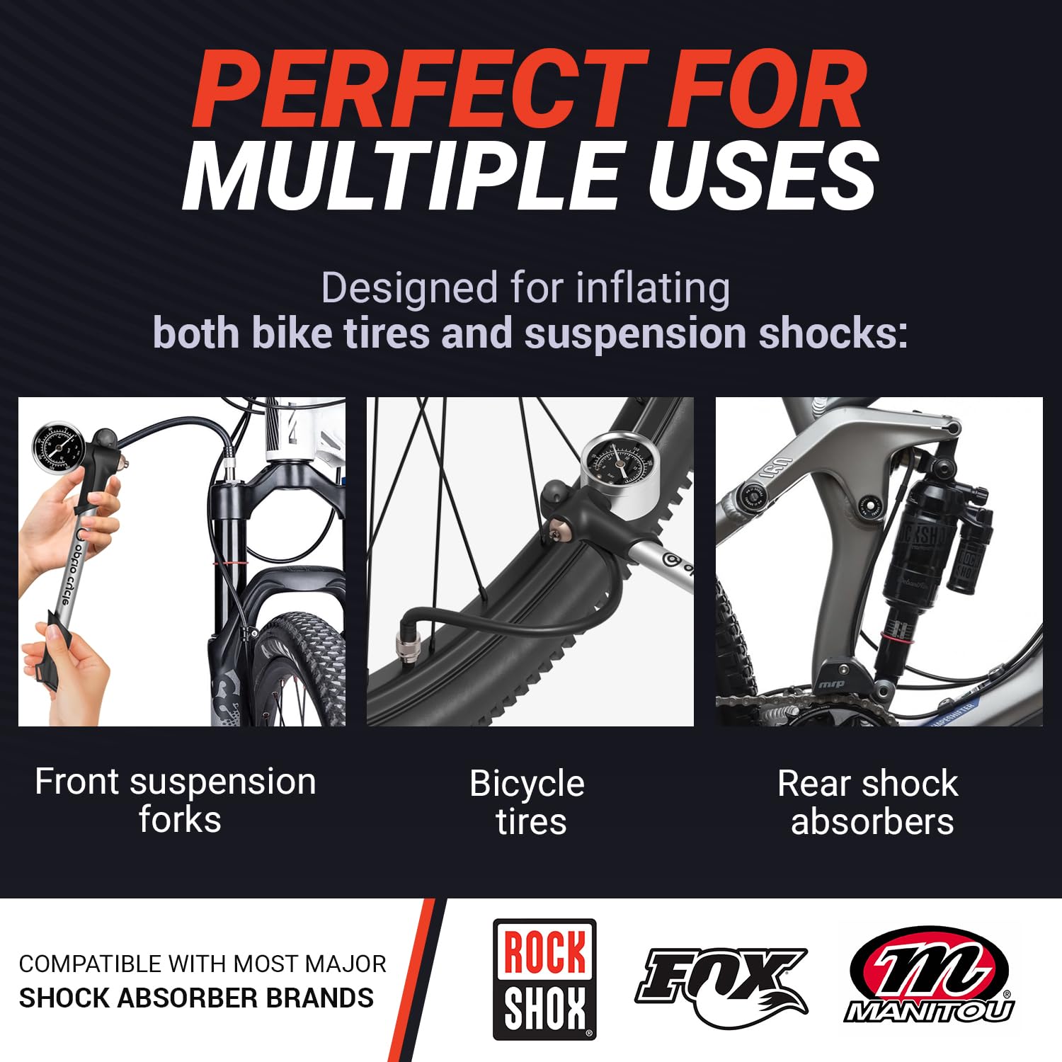 Optio Cycle detailed Schrader valve head and connector for secure fit