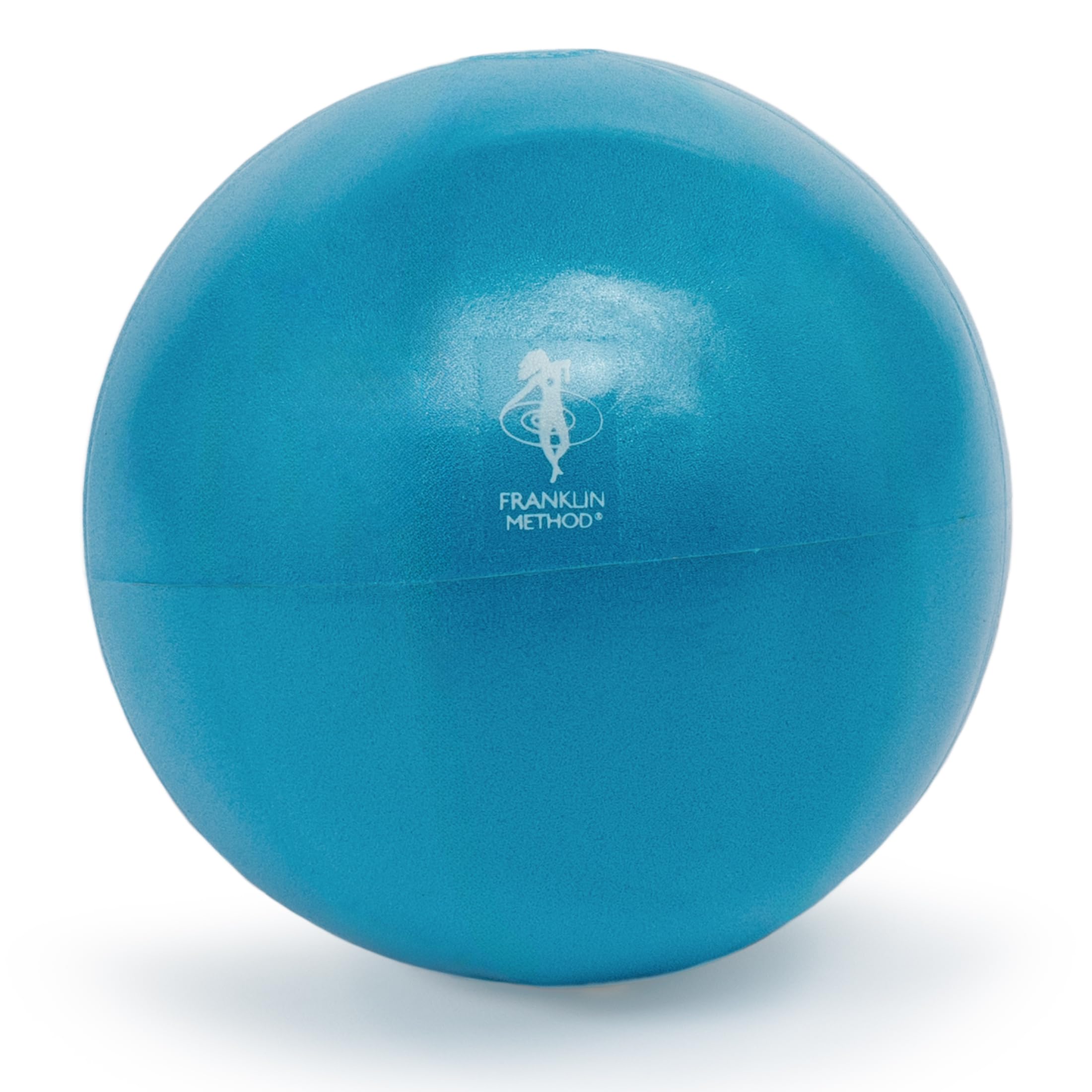 OPTP Franklin Method Air Ball front view showing blue ball and compact size benefit
