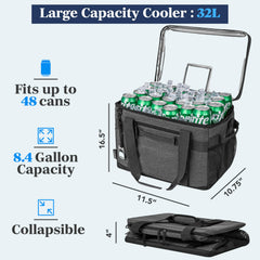 opux top access opened with ice and cans keeping drinks chilled longer