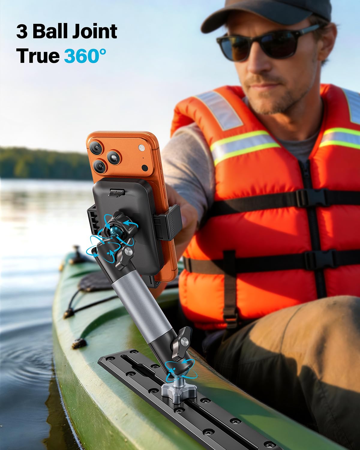 OQTIQ beside smartphone showing scale and compatibility