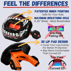 Oral Mart Fierce Bear side profile highlighting 3D LipFit comfort