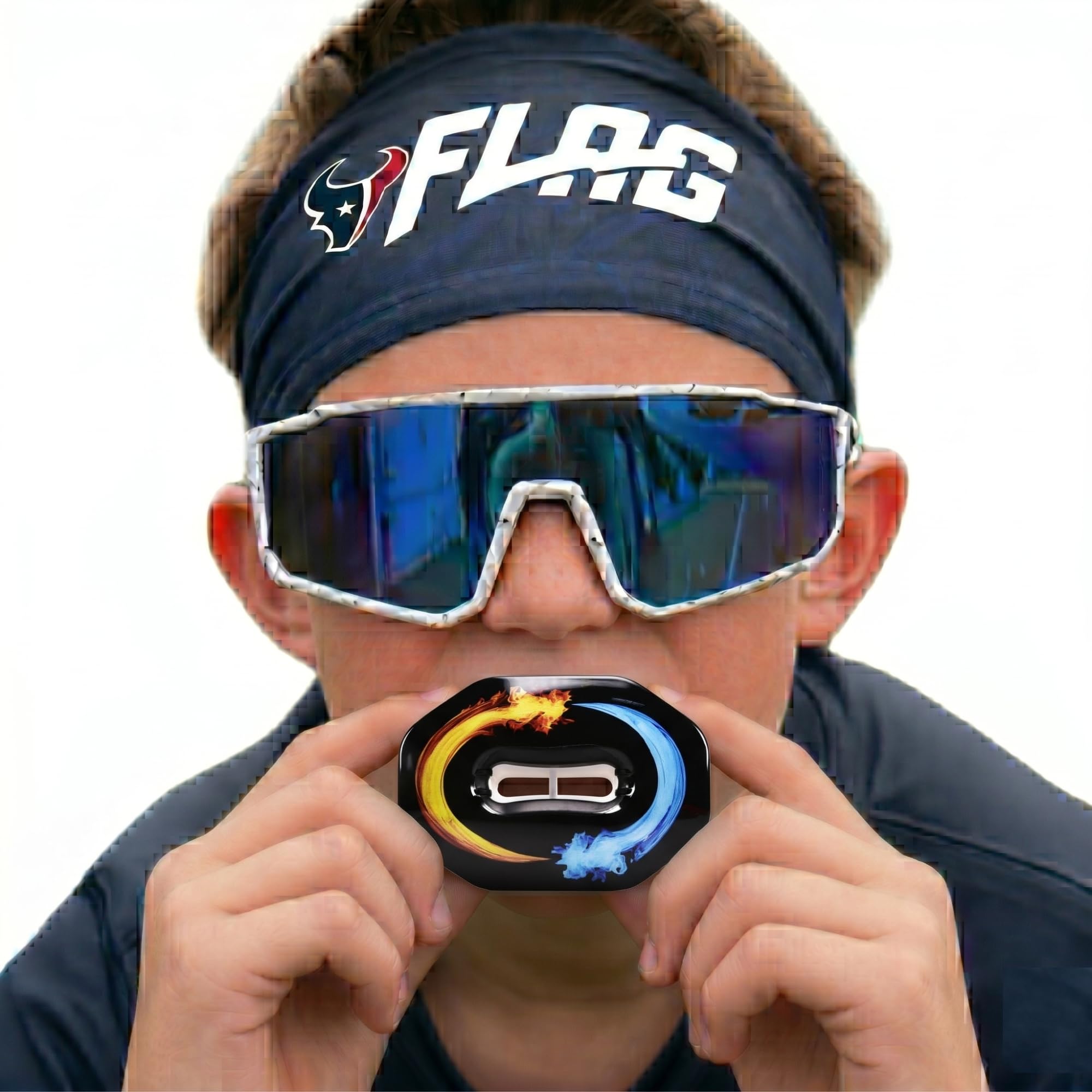 Oral Mart Ice & Fire breathing hole detail improving airflow benefit